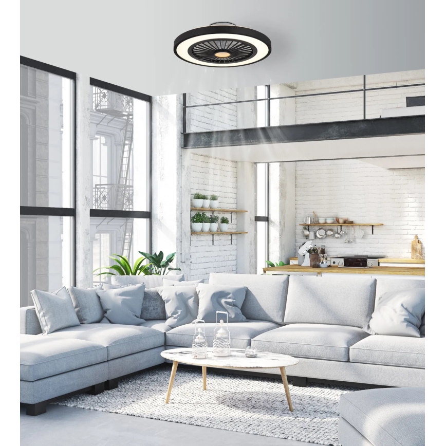 Globo - Ventilador de techo LED regulable LED/45W/230V 3000-6500K + control remoto