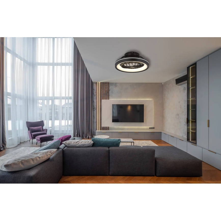 Globo 03665 - Ventilador de techo LED RGB regulable DEANNE LED/40W/230V + control remoto