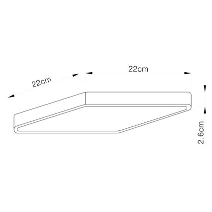 Globo - Plafón LED regulable LED/28W/230V