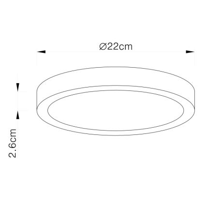 Globo - Plafón LED LED/28W/230V