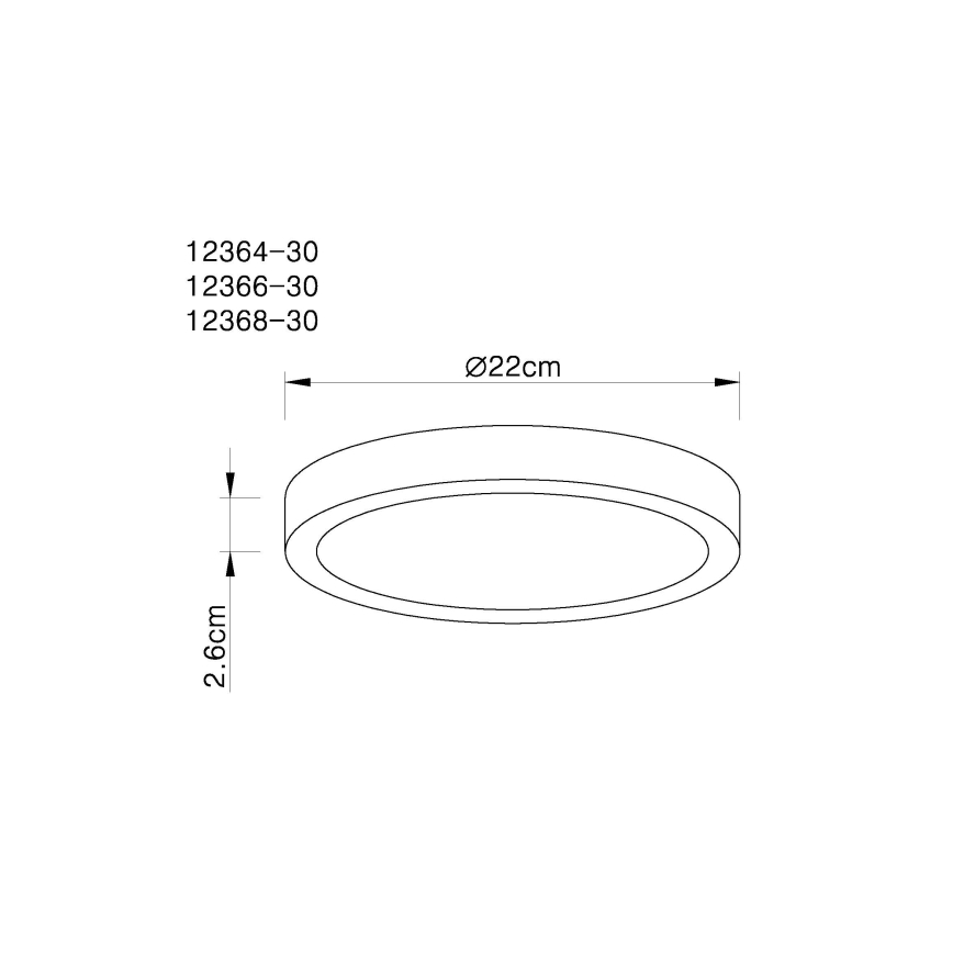 Globo - Plafón LED regulable LED/28W/230V