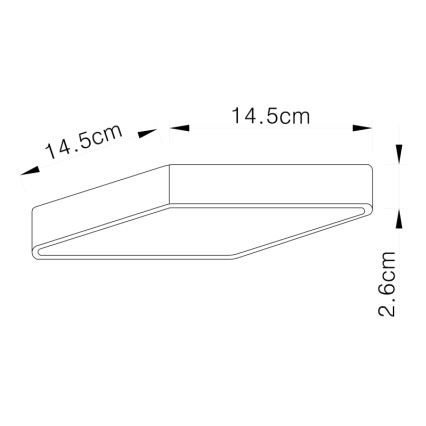 Globo - Plafón LED LED/15W/230V