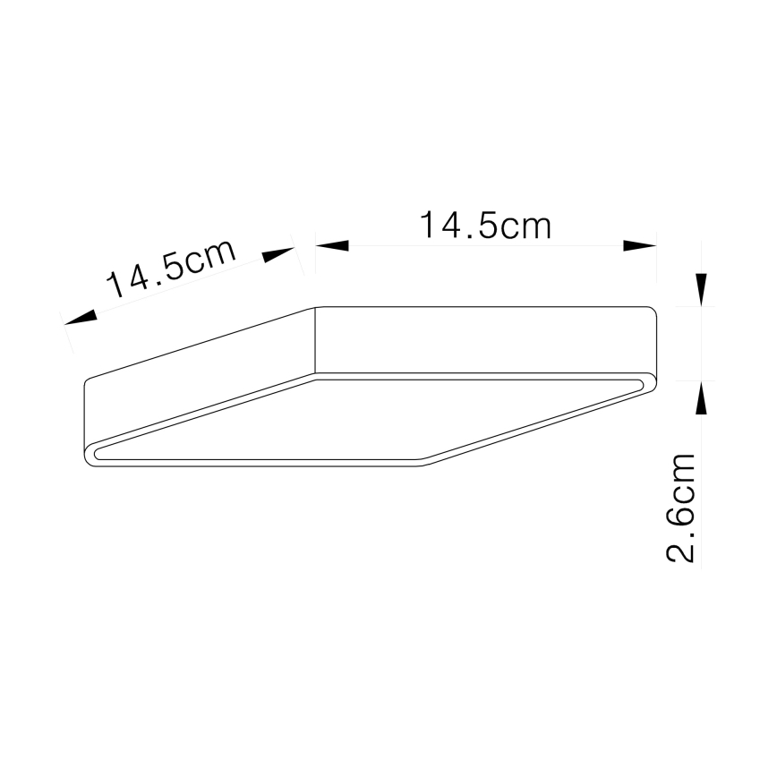Globo - Plafón LED LED/15W/230V