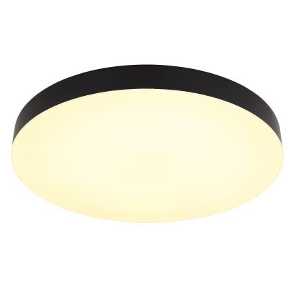 Globo - Plafón LED LED/36W/230V 3000K/4000K/6500K diá. 40 cm negro