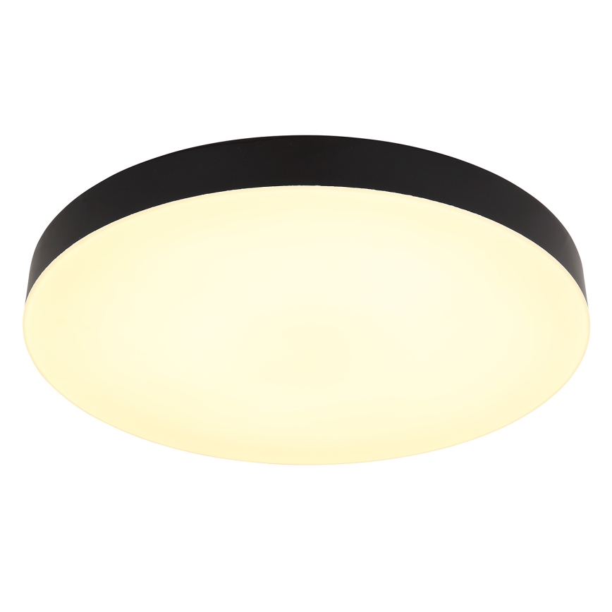 Globo - Plafón LED LED/36W/230V 3000K/4000K/6500K diá. 40 cm negro