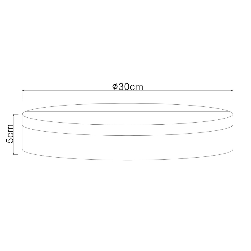 Globo - Plafón LED LED/18W/230V 4000K diá. 30 cm blanco