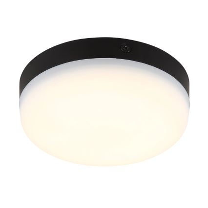 Globo - Plafón LED LED/8W/230V 4000K diá. 12 cm negro
