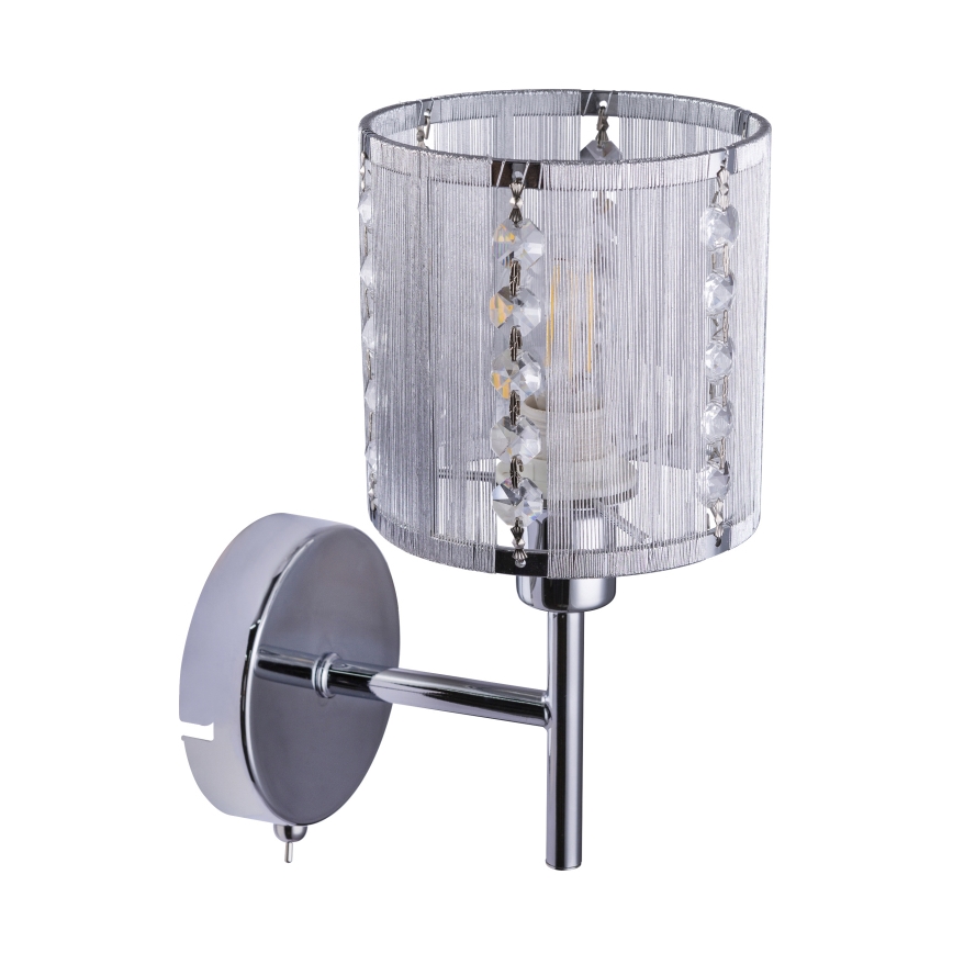Globo - Aplique 1xE14/40W/230V cromo mate