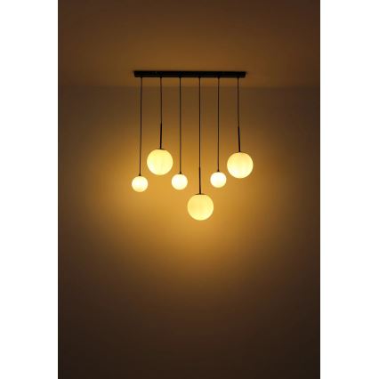 Globo - Lámpara colgante 3xE27/9W/230V + 3xG9/5W