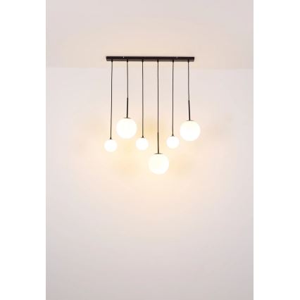 Globo - Lámpara colgante 3xE27/9W/230V + 3xG9/5W