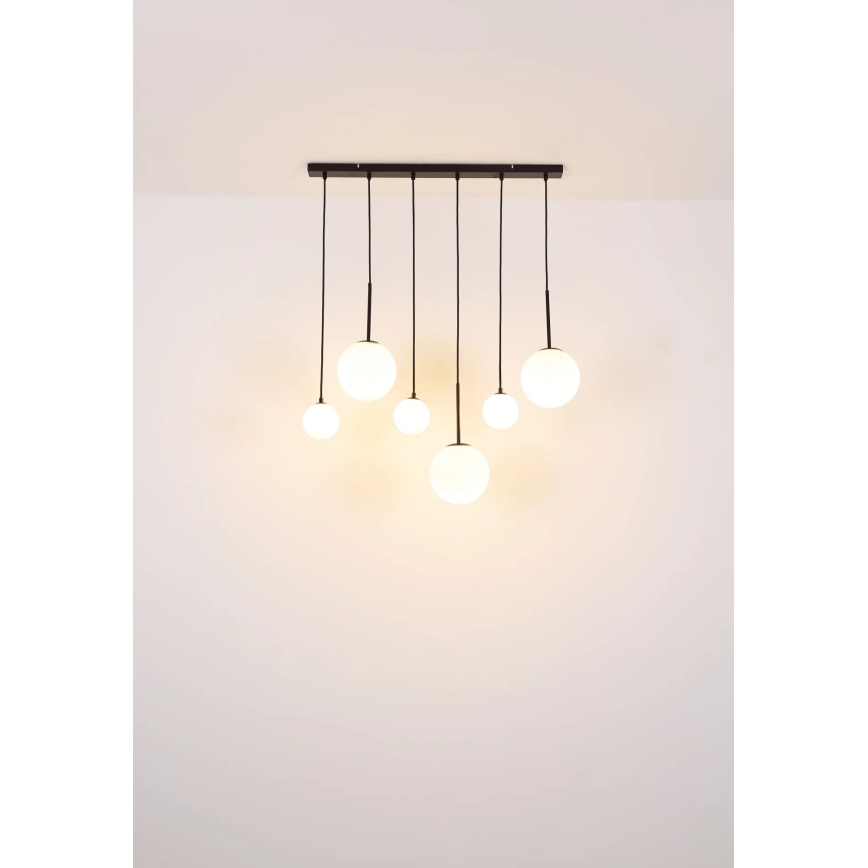 Globo - Lámpara colgante 3xE27/9W/230V + 3xG9/5W