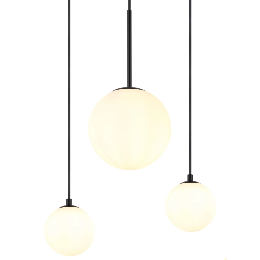 Globo - Lámpara colgante 3xE27/9W/230V + 3xG9/5W