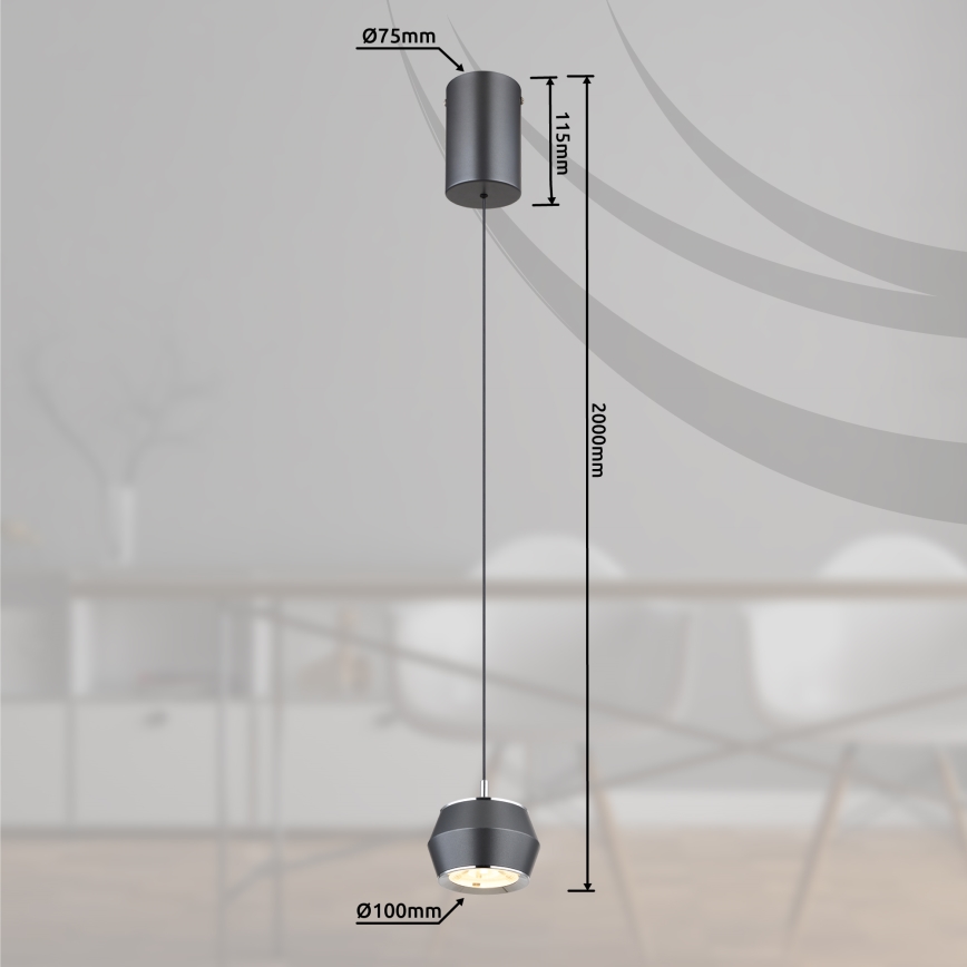 Globo - Lámpara LED colgante LED/6W/230V