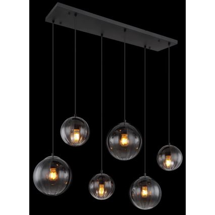 Globo - Lámpara colgante 6xE27/60W/230V