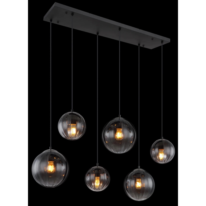 Globo - Lámpara colgante 6xE27/60W/230V