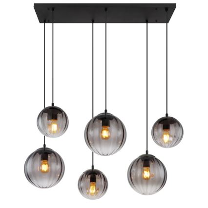 Globo - Lámpara colgante 6xE27/60W/230V