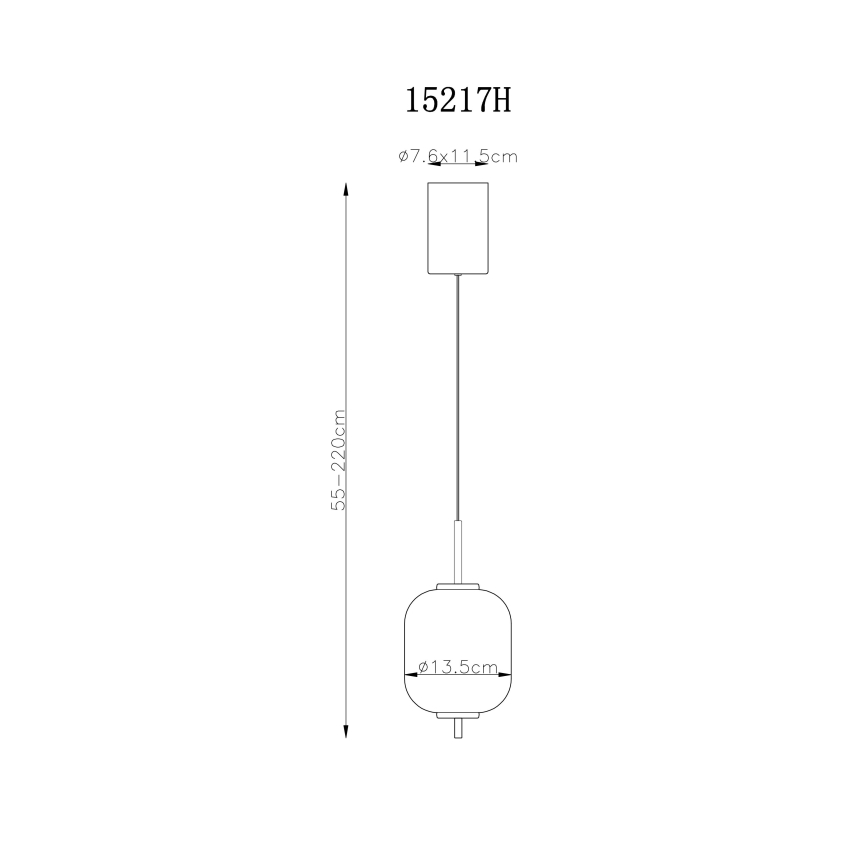 Globo - Lámpara LED colgante LED/7W/230V