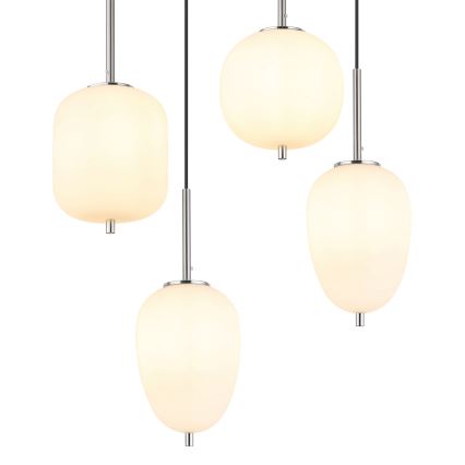 Globo - Lámpara colgante 6xE14/40W/230V cromo brillante