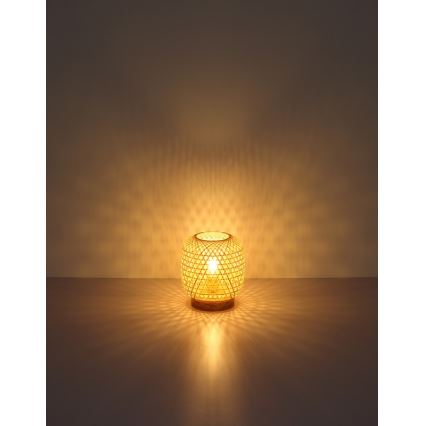 Globo - Lámpara de mesa 1xE27/60W/230V bambú