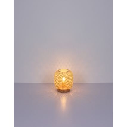 Globo - Lámpara de mesa 1xE27/60W/230V bambú