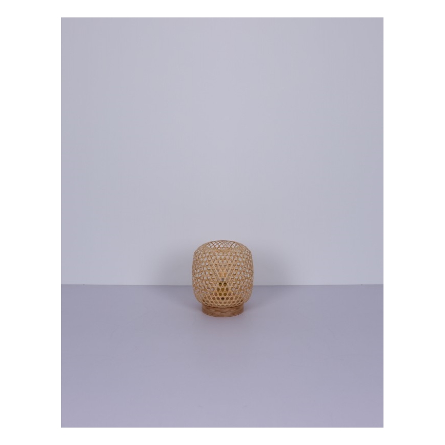 Globo - Lámpara de mesa 1xE27/60W/230V bambú