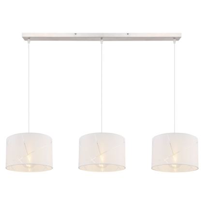 Globo - Lámpara colgante 3xE27/40W/230V