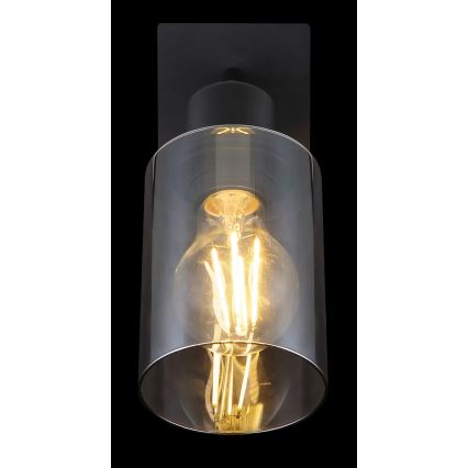 Globo - Foco de pared 1xE27/15W/230V negro