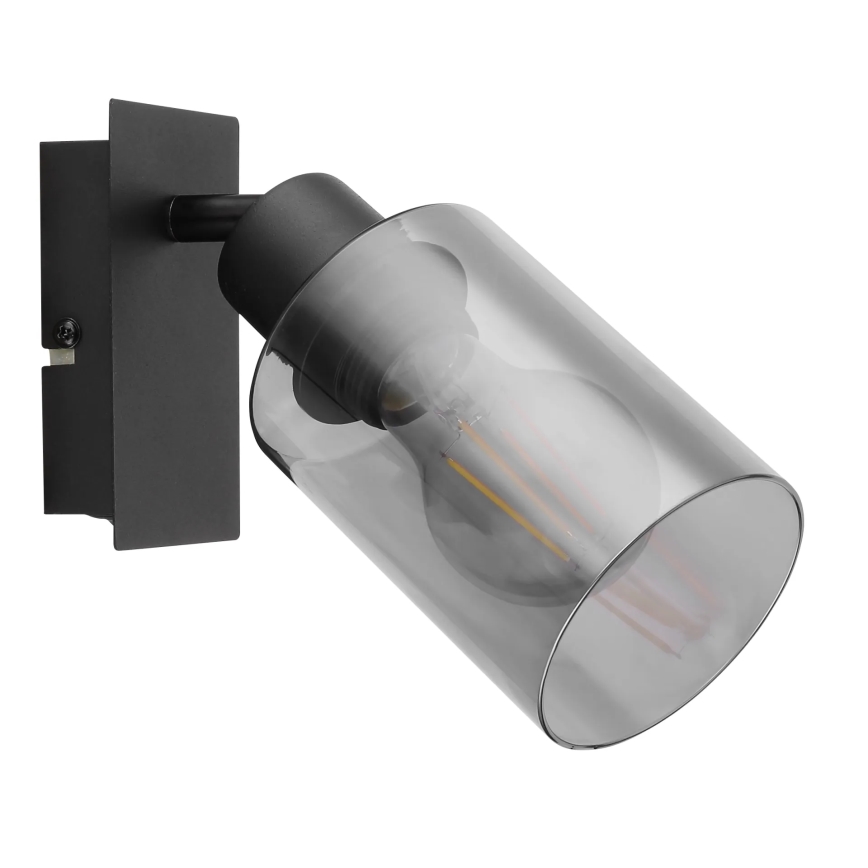 Globo - Foco de pared 1xE27/15W/230V negro