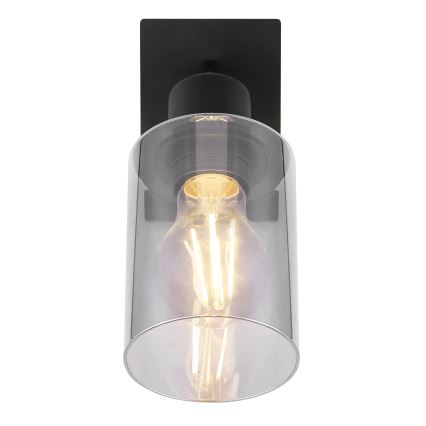 Globo - Foco de pared 1xE27/15W/230V negro