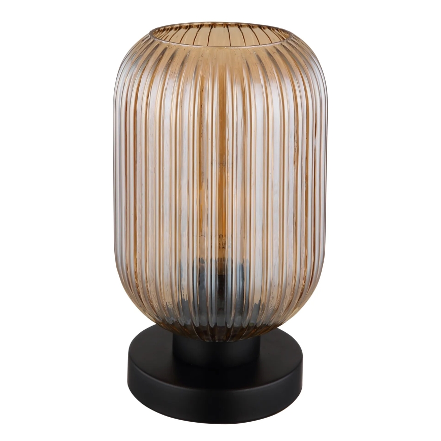 Globo - Lámpara de mesa 1xE27/40W/230V marrón