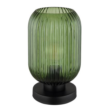 Globo - Lámpara de mesa 1xE27/40W/230V verde