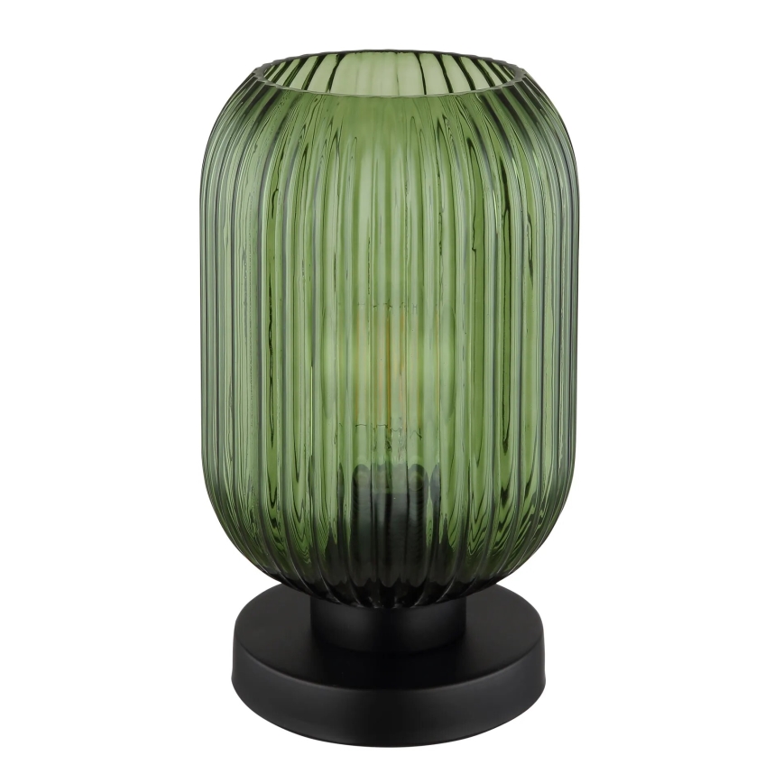 Globo - Lámpara de mesa 1xE27/40W/230V verde