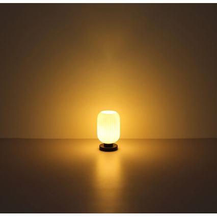 Globo - Lámpara de mesa 1xE27/40W/230V blanco