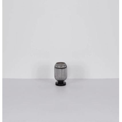 Globo - Lámpara de mesa 1xE27/40W/230V gris