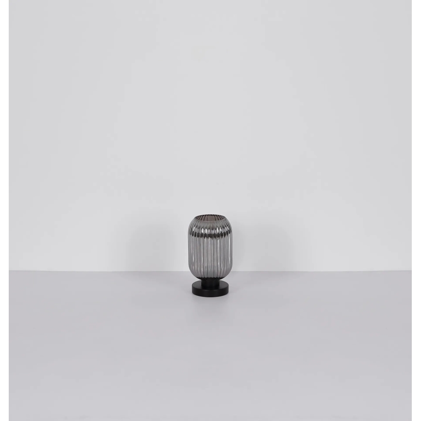 Globo - Lámpara de mesa 1xE27/40W/230V gris