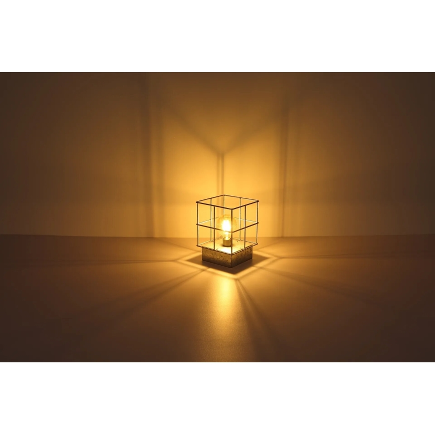 Globo 15530ZT - Lámpara de mesa MERRIL 1xE27/60W/230V