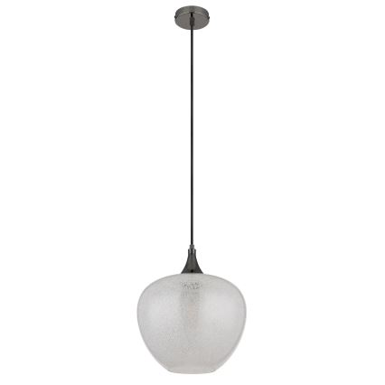 Globo - Lámpara colgante 1xE27/40W/230V diá. 29 cm blanco/antracita