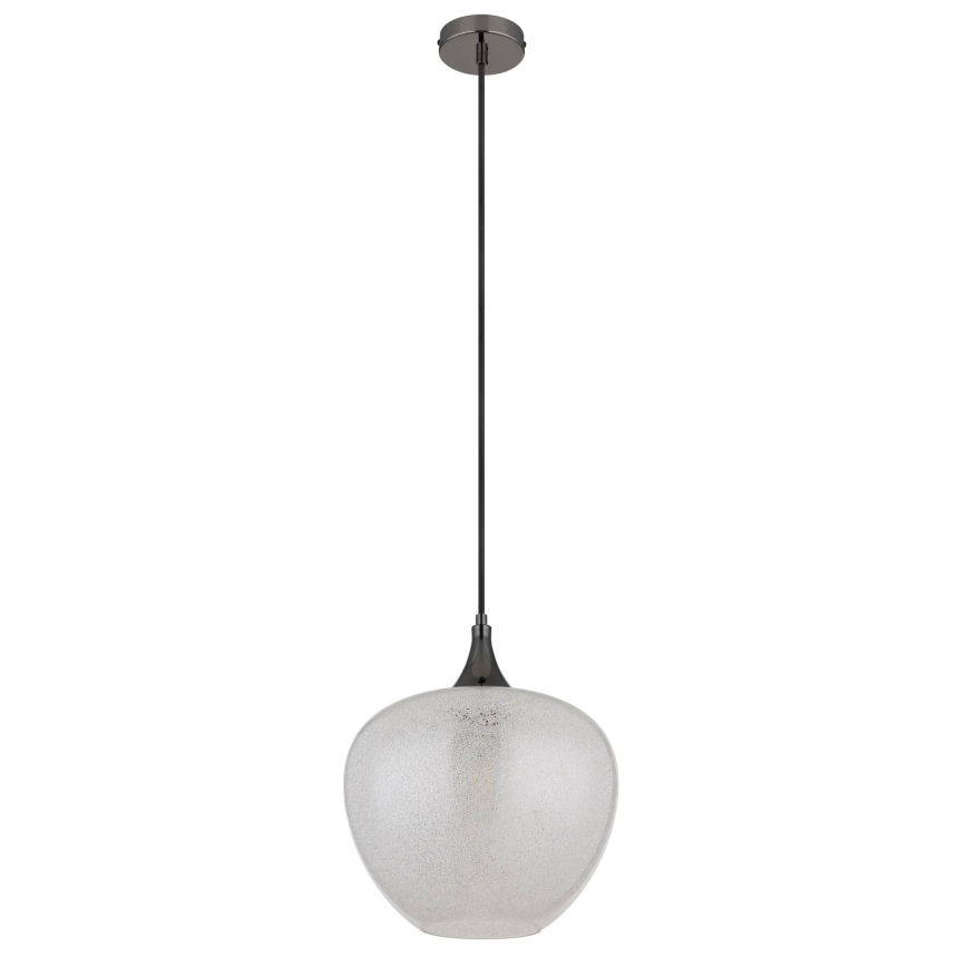 Globo - Lámpara colgante 1xE27/40W/230V diá. 29 cm blanco/antracita