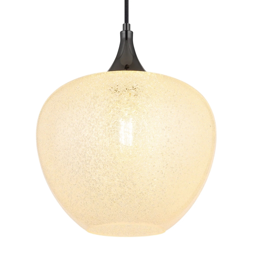 Globo - Lámpara colgante 1xE27/40W/230V diá. 29 cm blanco/antracita
