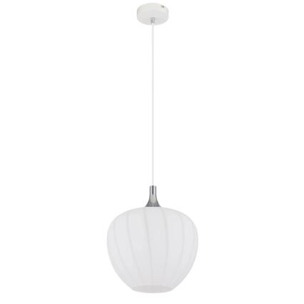 Globo - Lámpara colgante 1xE27/60W/230V diá. 29 cm blanco