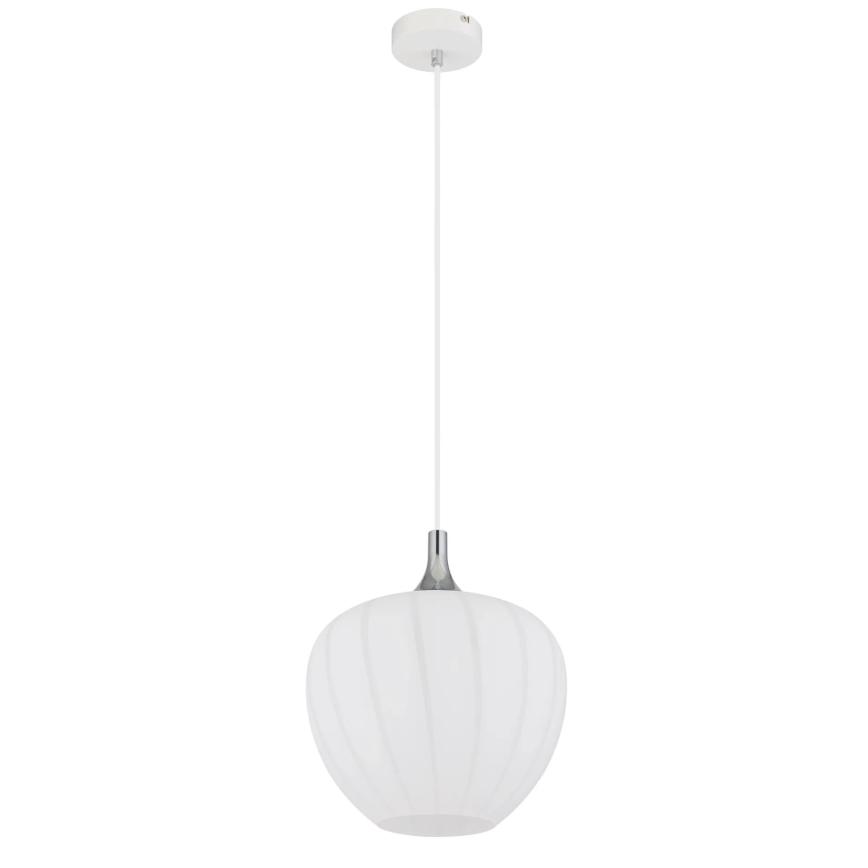 Globo - Lámpara colgante 1xE27/60W/230V diá. 29 cm blanco