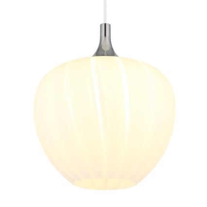 Globo - Lámpara colgante 1xE27/60W/230V diá. 29 cm blanco
