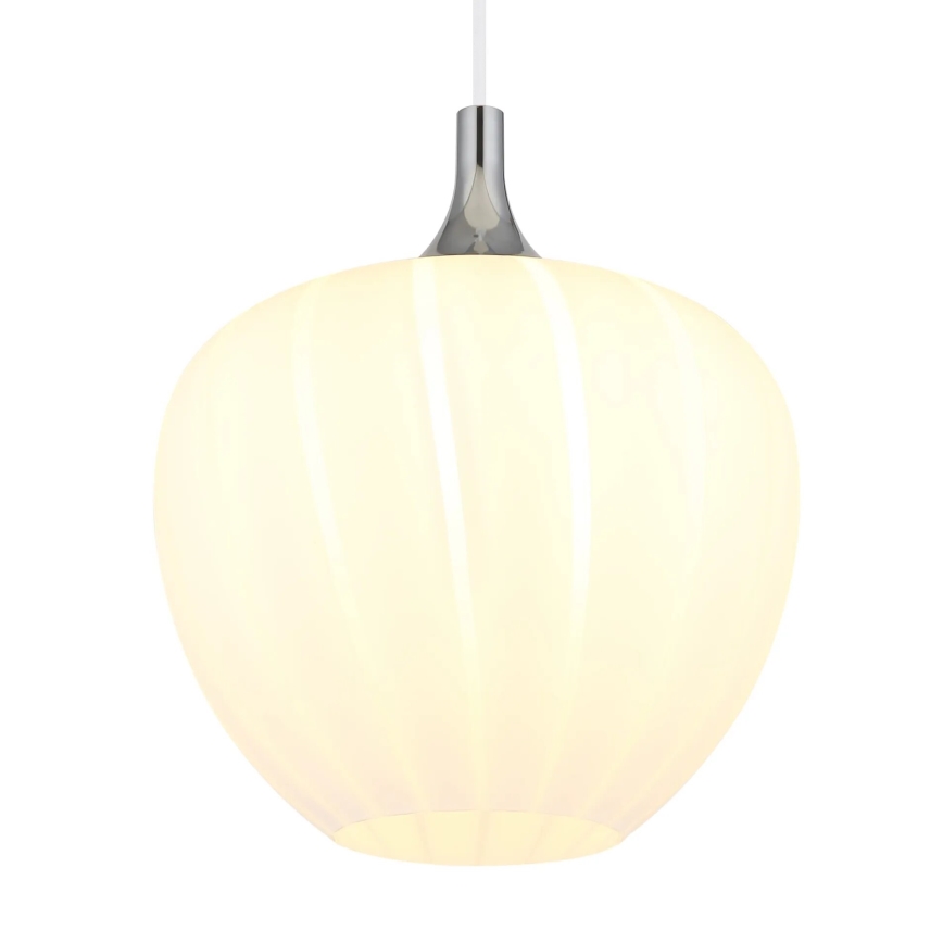 Globo - Lámpara colgante 1xE27/60W/230V diá. 29 cm blanco