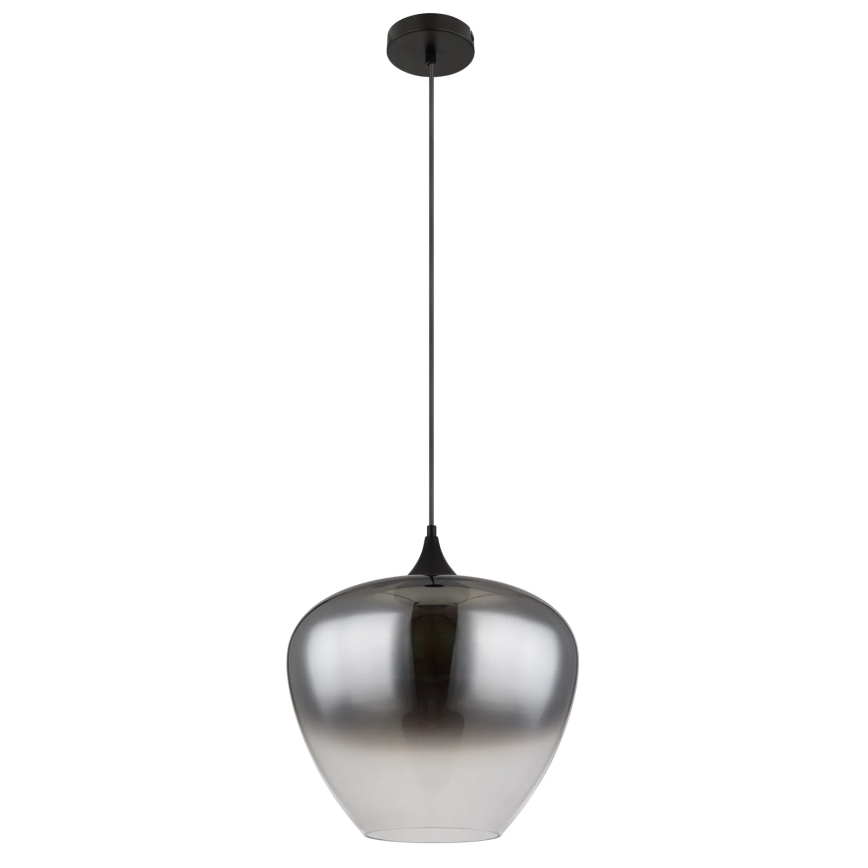 Globo - Lámpara colgante 1xE27/60W/230V diá. 40 cm negro