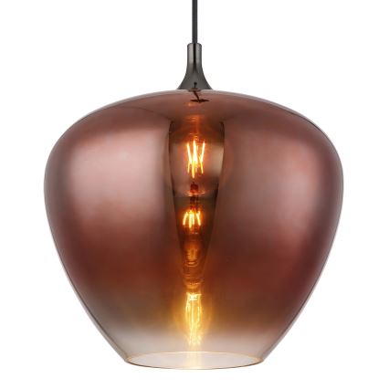 Globo - Lámpara colgante 1xE27/60W/230V diá. 40 cm cobre