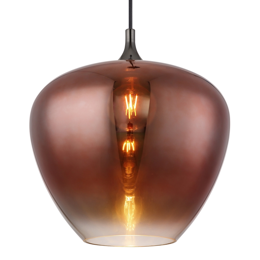 Globo - Lámpara colgante 1xE27/60W/230V diá. 40 cm cobre