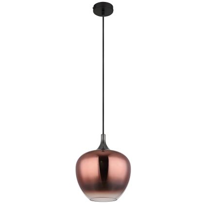 Globo - Lámpara colgante 1xE27/60W/230V diá. 24 cm cobre