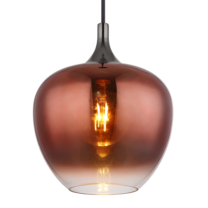Globo - Lámpara colgante 1xE27/60W/230V diá. 24 cm cobre