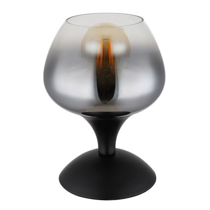 Globo - Lámpara de mesa 1xE27/40W/230V negro
