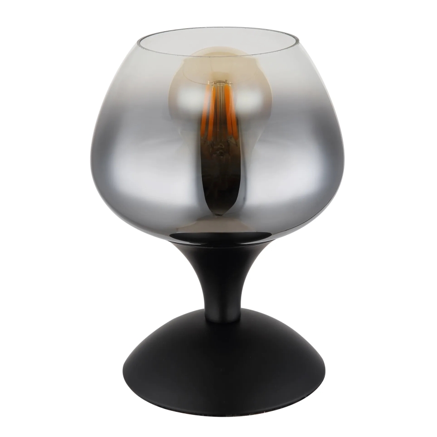 Globo - Lámpara de mesa 1xE27/40W/230V negro